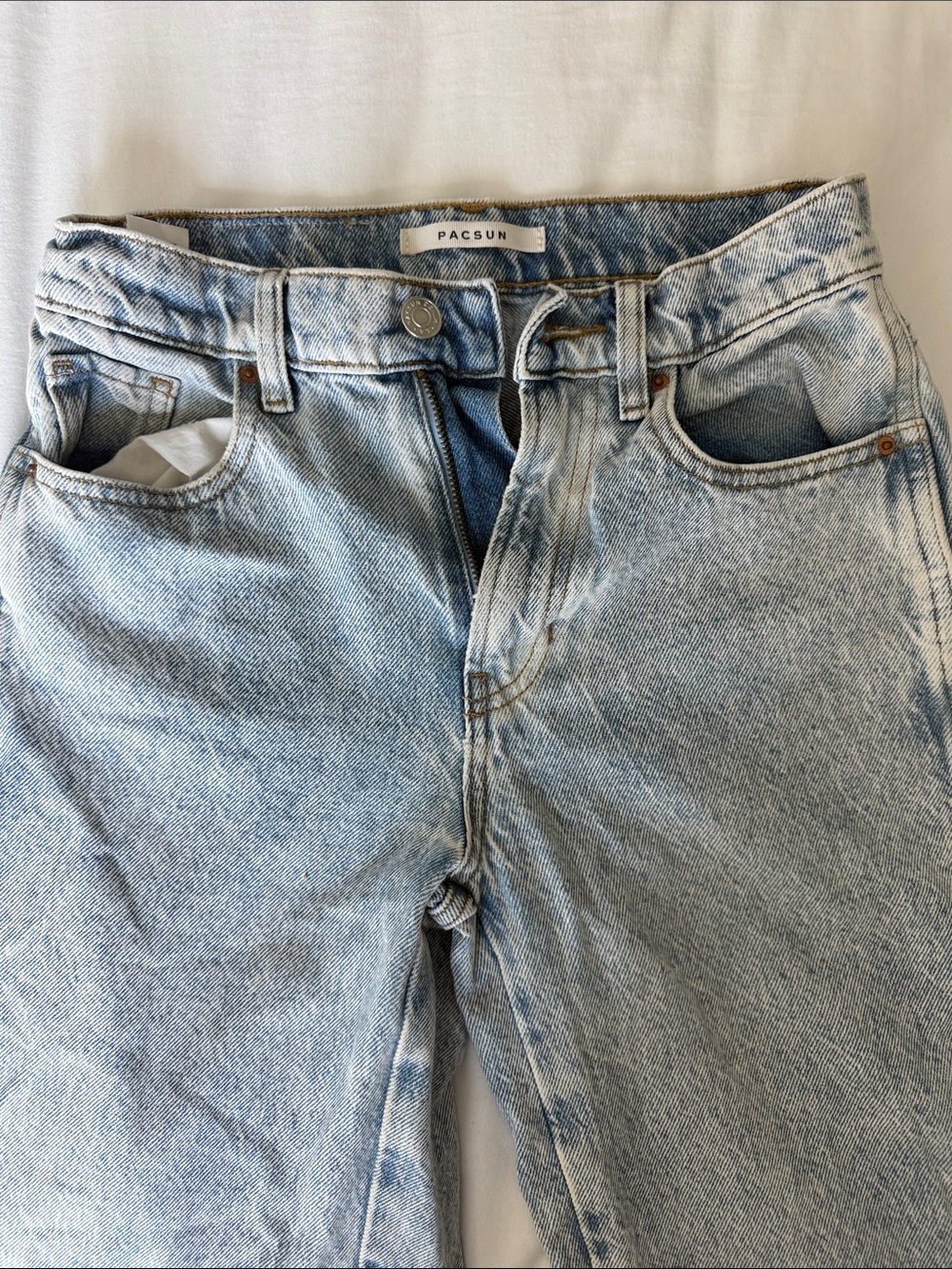 PacSun Light Wash Baggy Jeans Size 22